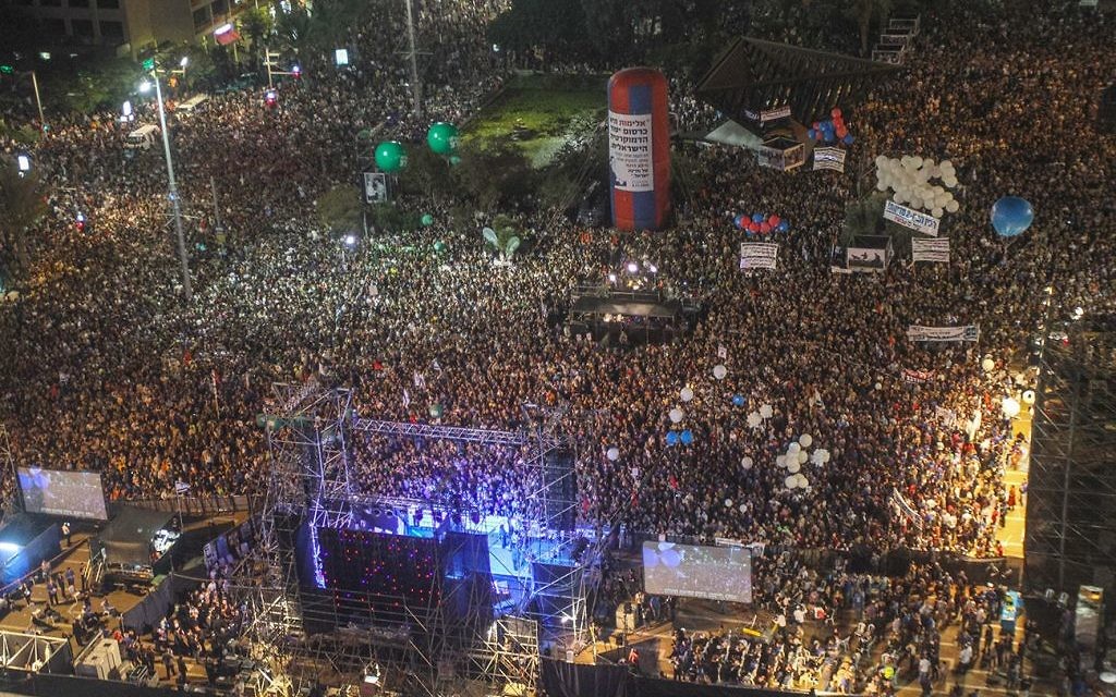 More than 100,000 were claimed to have been in attendance at a rally in 2015
