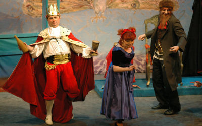 The theatre's Purim spiel performance in Yiddish, March 2009