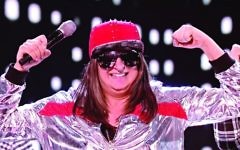 Honey G celebrates being put through to the next round