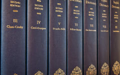 A set of Oxford English dictionaries
