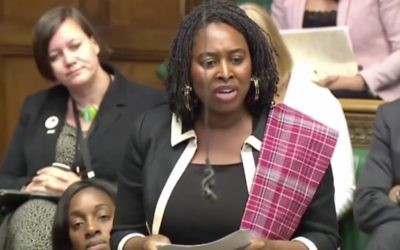 Dawn Butler speaking in the commons