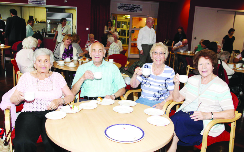 Service users at Brenner Jewish community centre