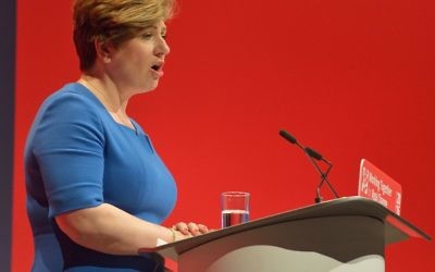 Emily Thornberry speaking at the 2017 Labour conference