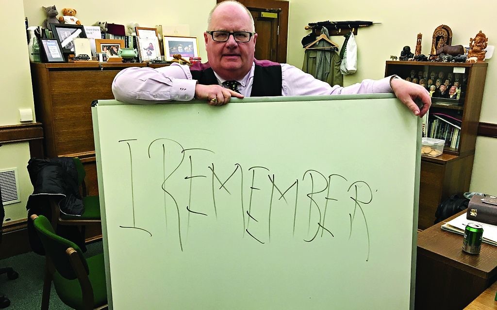 Sir Eric Pickles MP marks Holocaust Memorial Day. Sir Eric Pickles MP marks Holocaust Memorial Day.