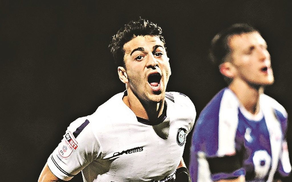 Scott Kashket has been nominated for December's League Two Player of the Month.