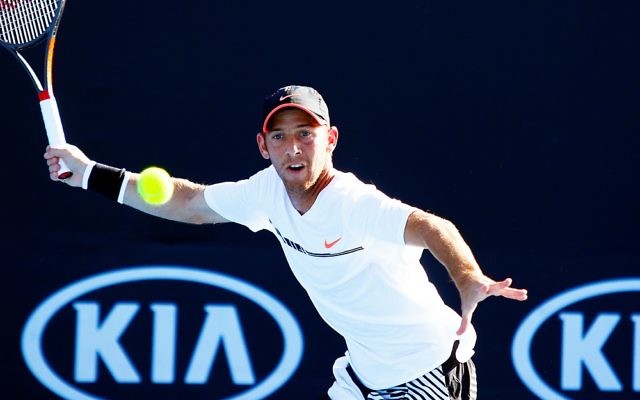 Dudi Sela suffered a first round exit on Monday evening. Picture: Peter Haskin/AJN