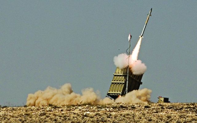 Israel’s Iron Dome missile defence system