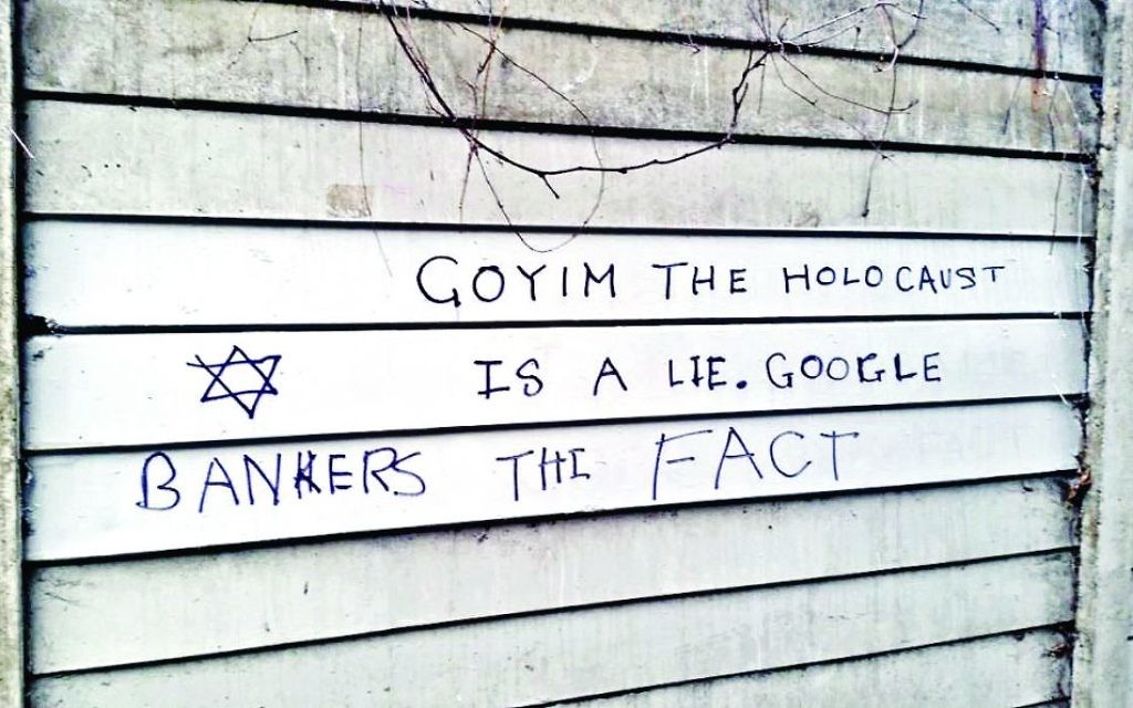 Antisemitic graffiti in London