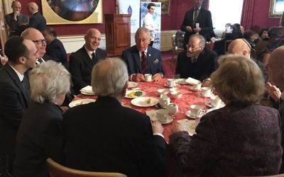 HMDT patron Prince Charles meeting survivors of the Holocaust and other genocides at St James' Palace