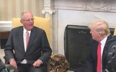 Peruvian President Pedro Pablo Kuczynski with President Donald J. Trump