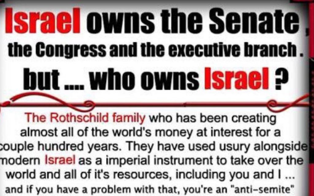 The image which John Clarke retweeted, and claimed contains a "great deal of truth", has been subject to accusations of anti-Semitism