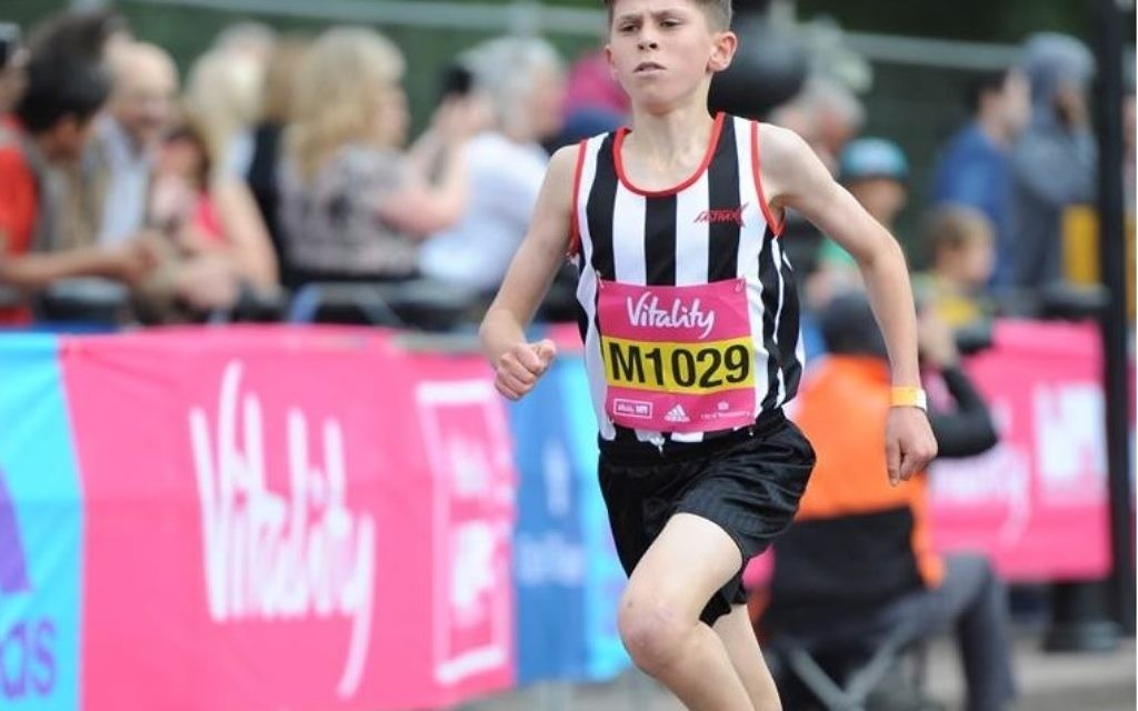 David Stone was the fastest Year 10 boy in the 6k run at the Middlesex Schools Cross Country Championships
