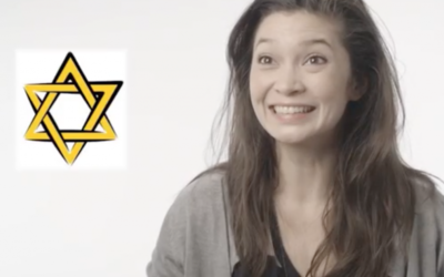 Right answer! One of the participants in the video finds out a quote is from Judaism, and a Star of David appears.