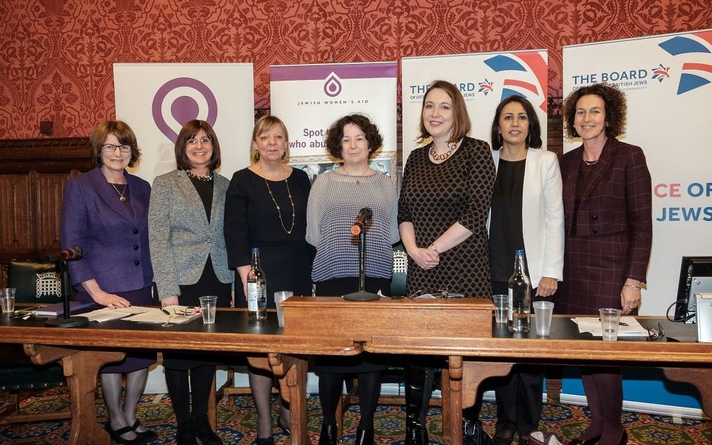 Photo (left to right): Louise Ellman, Naomi Dickson, Alison Saunders, Jane Garvey, Eilidh Whiteford, Shaista Gohir and Gillian Merron

Photo credit: Gary Perlmutter