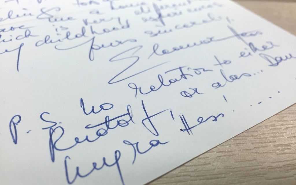 Excerpts of letters released by the National Archives at Kew including a letter from German refugee Eleanor Hess enquiring about compensation - but denying she is any relation to Hitler's deputy officer Rudolph Hess, her surname was synonymous with one of the most shameful chapters in European history.  (Photo credit should read: Ryan Hooper/PA Wire)
