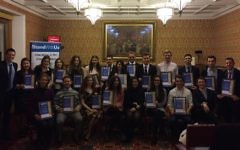 StandWithUS UK graduates with their hard-earned certificates StandWithUS UK graduates with their hard-earned certificates