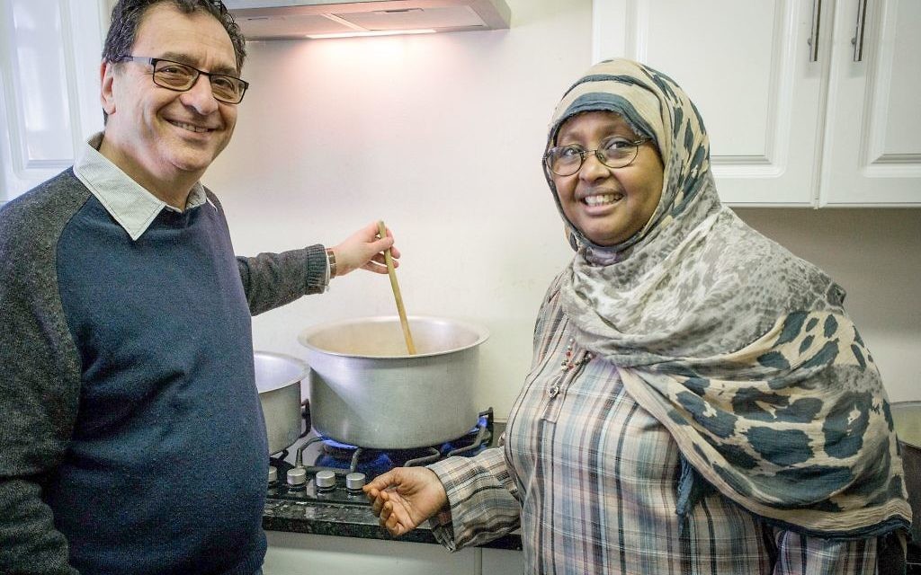 Jewish and Muslim volunteers on Sadaqa Day Jewish and Muslim volunteers on Sadaqa Day