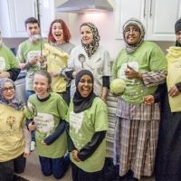 Jewish and Muslim volunteers on Sadaqa Day