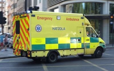 A hatzola ambulance