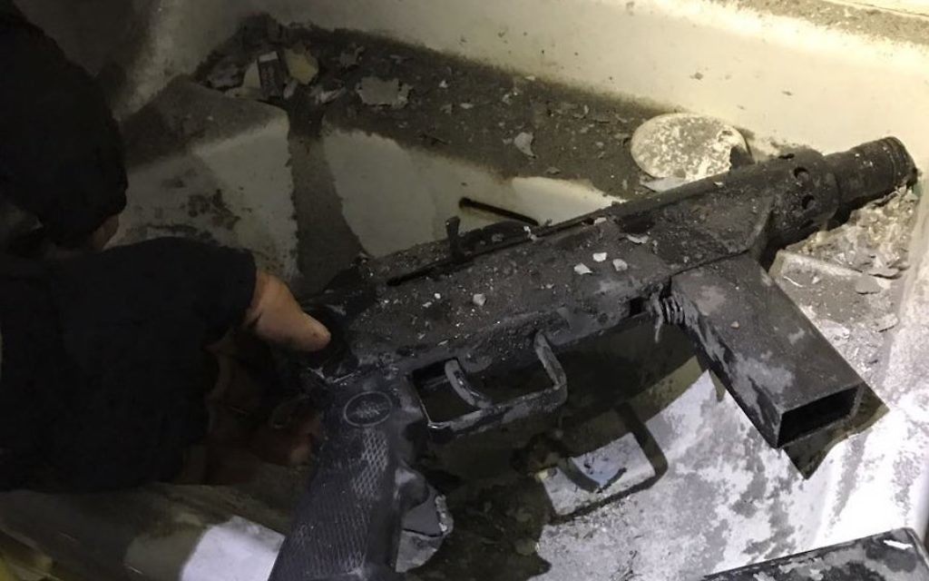 IDF forces fired at a Palestinian man, with a gunman killed in the exchange. 2 firearms  were found in the operation