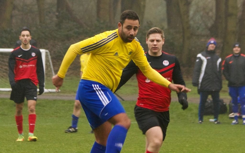 Danny Daggers scored twice for London Lions A
