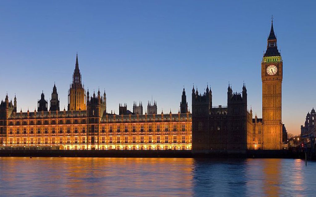 The Houses of Parliament in Westminster
