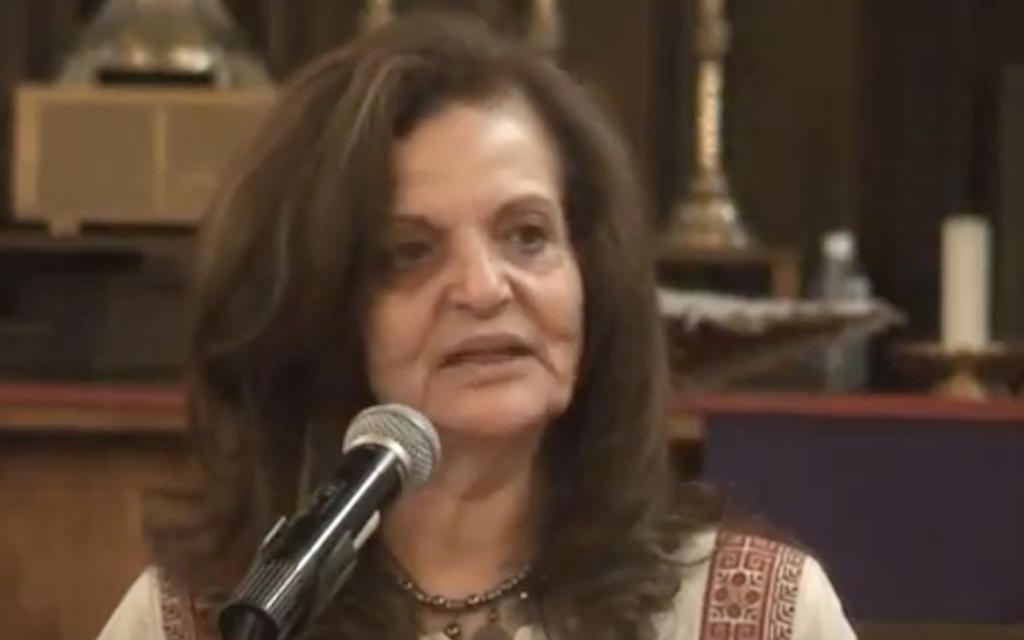 Rasmea Odeh (screenshot from youtube)