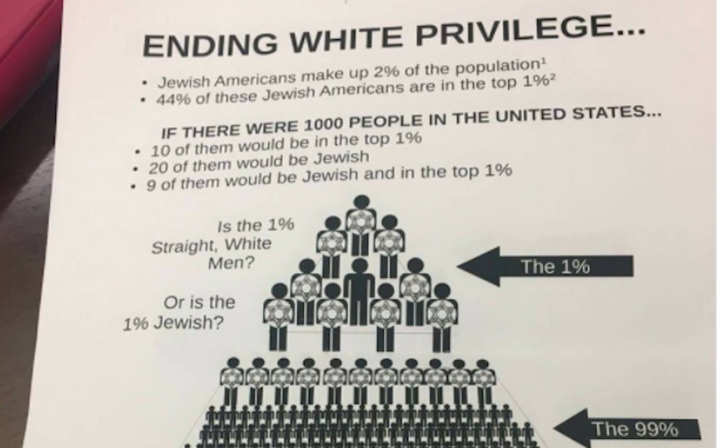 Screenshot of the poster from Twitter/Alyssa Greenberg