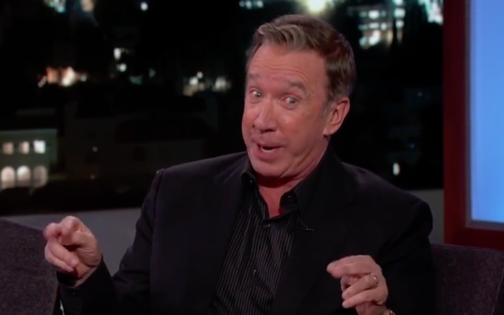 Tim Allen on Jimmy Kimmel  (Screenshot from youtube)