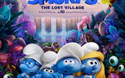 Smurfette is pictured on the right