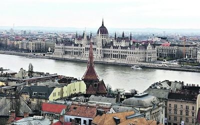 View of Parliament Building from Buda