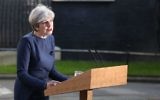 Theresa May announcing the General Election on Tuesday morning