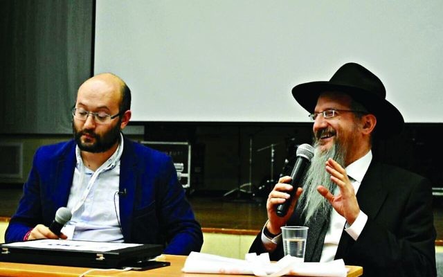 Chief Rabbi Berel Lazar at the conference