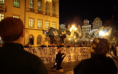 Effigy of a chasidic Jew was burned during a 2015 demonstration in Poland