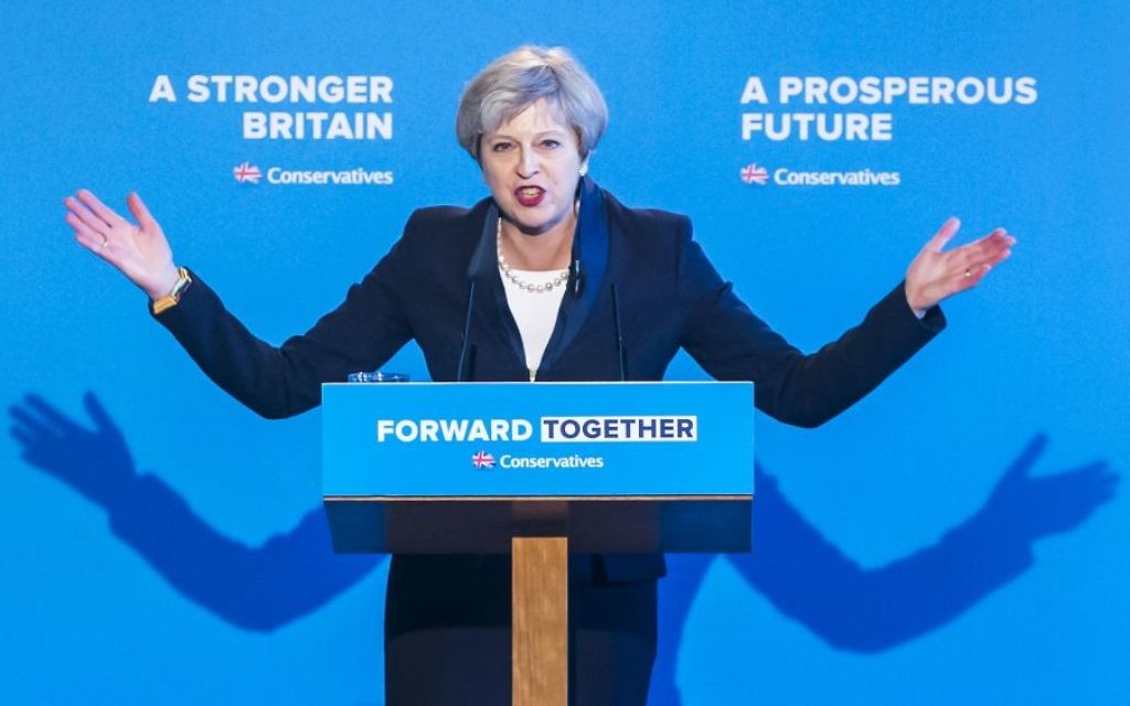 Conservative party leader Theresa May 

 (Photo credit: Danny Lawson/PA Wire)