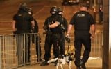 Armed police after a terrorist attack at the Manchester Arena at the end of a concert by US star Ariana Grande left 22 dead. 

Photo credit: Peter Byrne/PA Wire