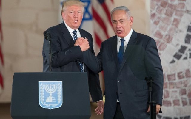 US president Donald Trump and Israeli Prime Minister Benjamin Netanyahu


Photo by: JINIPIX