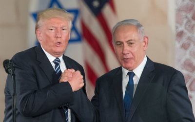 US president Donald Trump and Israeli Prime Minister Benjamin Netanyahu 

Photo by: JINIPIX