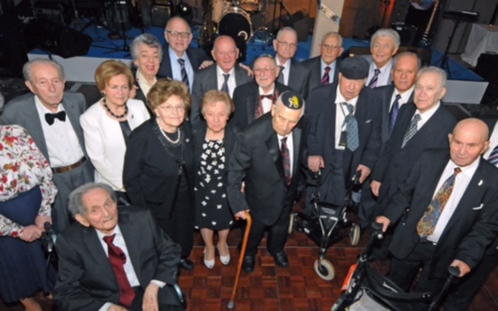 Holocaust survivors at the 45 AID Society dinner 2017