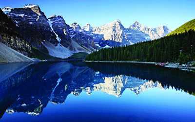 A view of the Banff National Park, Alberta, Canada. 
(Picture credit: PA Photo/thinkstockphotos.)