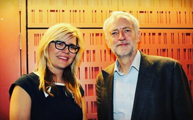 Emma Barnett with the Labour leader ahead of women's hour