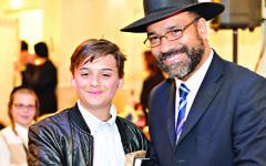 Nathan Cohen with Rabbi Yochanan Peirera Nathan Cohen with Rabbi Yochanan Peirera