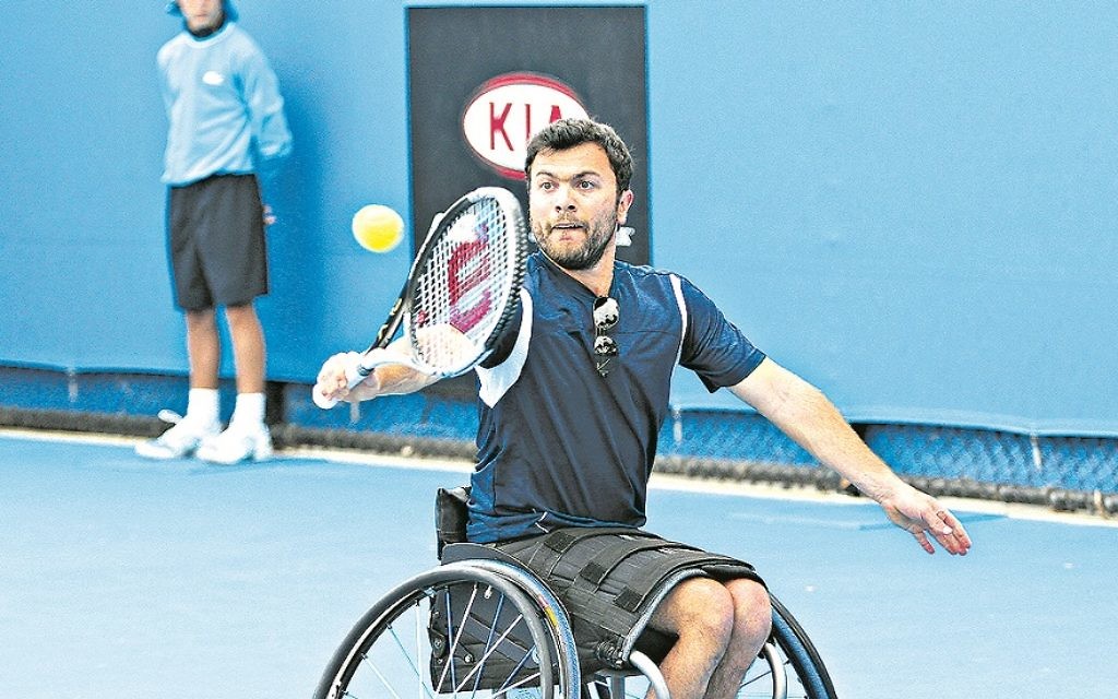 Noam Gershony won all his singles matches at the tournament in Sardinia. Photo: Peter Haskin