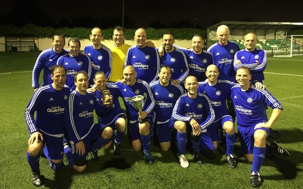London Lions with their cup