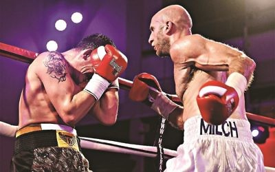 Tony Milch is determined to "bounce back" from his first  defeat