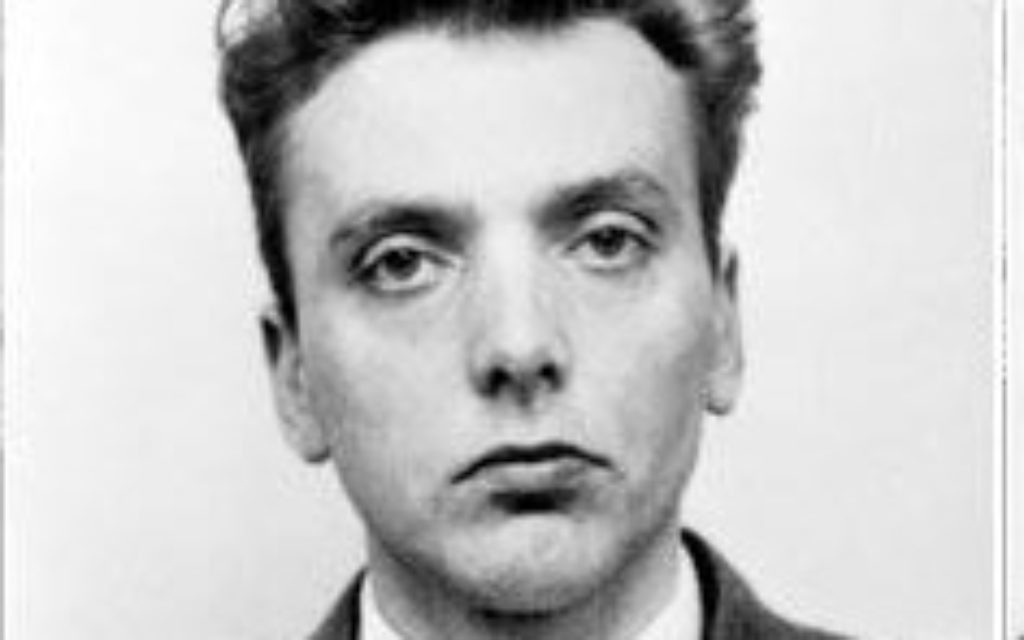 Mug shot of Moors murder Ian Brady in October 1965.