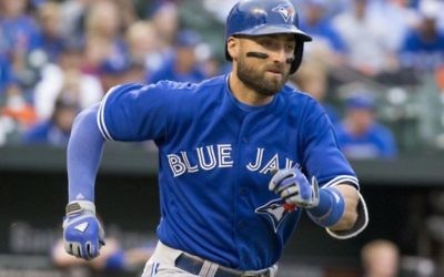 Kevin Pillar in action for the Toronto Blue Jays.  Picture: Wikimedia.
