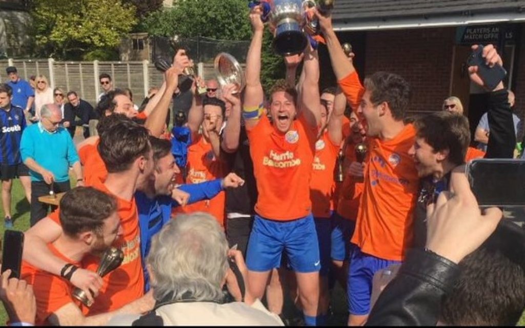Raiders celebrate lifting last season's Peter Morrison Trophy