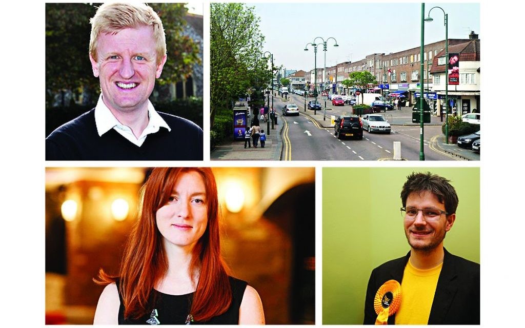Oliver Dowden, has a strong grip on the Tory safe seat of Borehamwood. Labour's Fiona Smith and Lib Dem Joe Jordan are looking to challenge him.