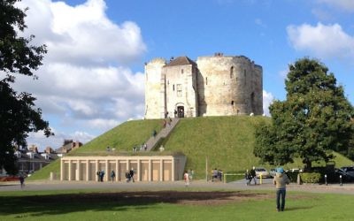 Artist impression issued by English Heritage of the proposed visitor's centre at Clifford's Tower, in York as campaigners have lost their High Court challenge against a plan for the visitor centre at one of the best known historical monuments in northern England. 

(Photo credit should read: English Heritage/PA Wire)